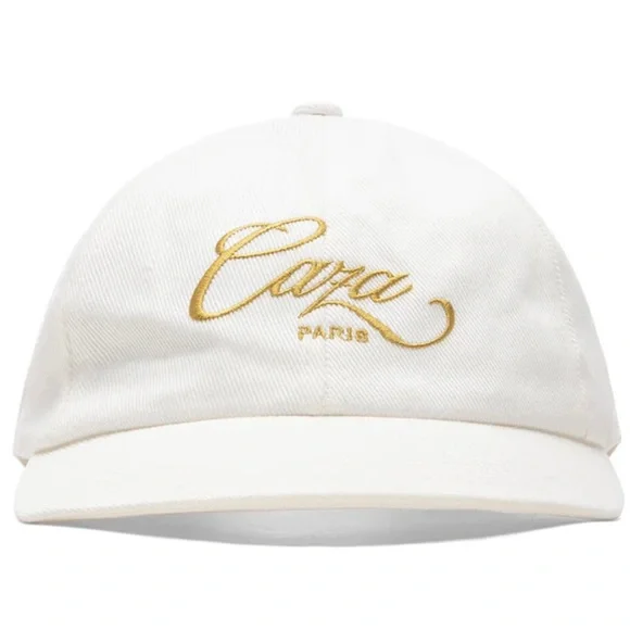 CASABLANCA CAZA EMBROIDERED CAP - OFF WHITE White  main image 4